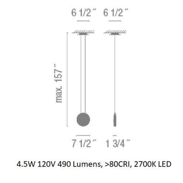 Cosmos Satellite Pendant Light