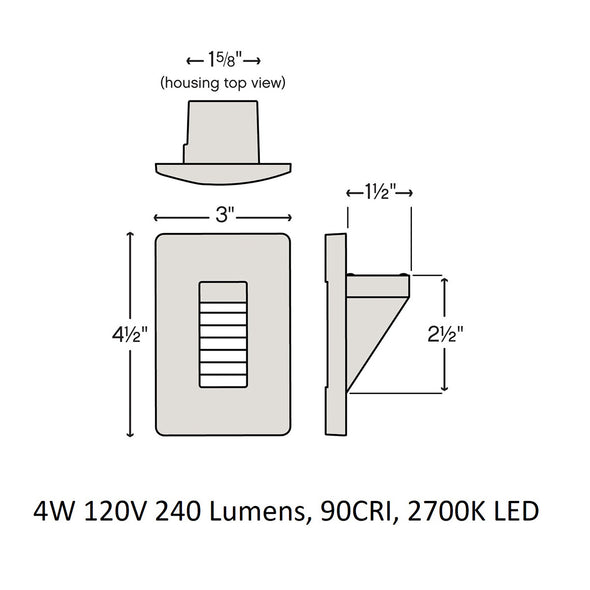 Luna LED Small Step Light