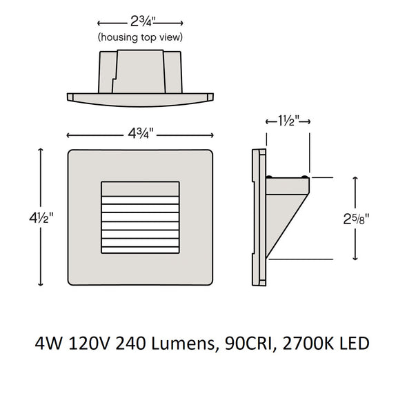 Luna LED Large Step Light