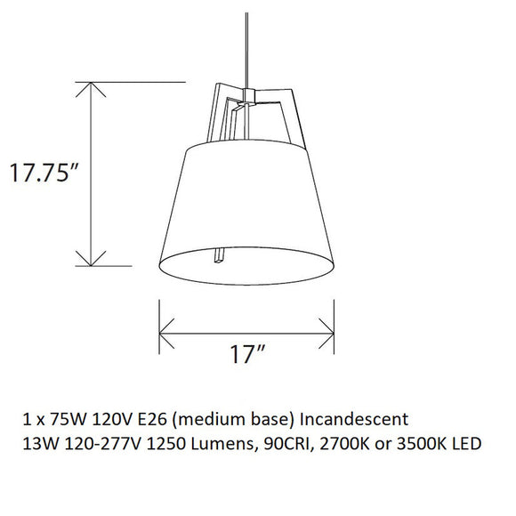 Imber Small Pendant Light