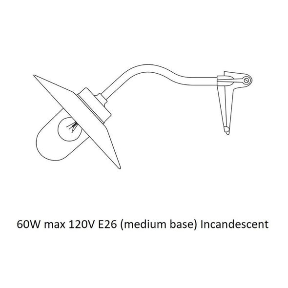 Exterior Canted Bracket Light