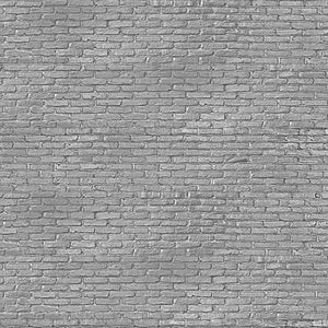 PHM-34 Silver Grey Brick Wallpaper
