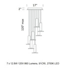 Cielo Seven Light Chandelier