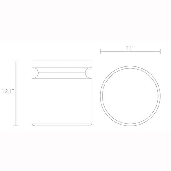 Turn Low Side Table