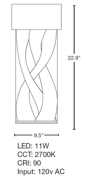 Tress Small LED Sconce