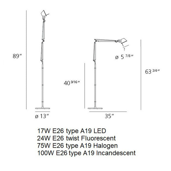 Tolomeo Classic Floor Lamp