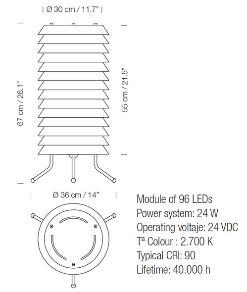 Maija 30 LED Floor Lamp