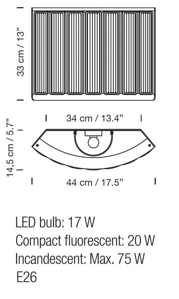 Estadio Wall Light