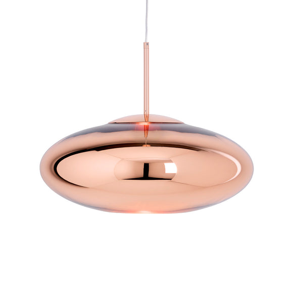 Copper Wide Pendant Light