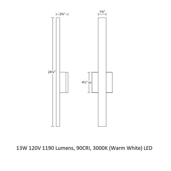 Inside-Out Sword Wall Light