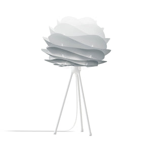 Misty Grey / White / Small: 12.6 in diameter Carmina Table Lamp OPEN BOX