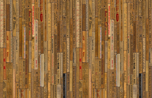 Rulers Wallpaper - Mr. and Mrs. Vintage for NLXL
