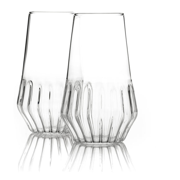 Mixed Flute Glass (Set of 2)