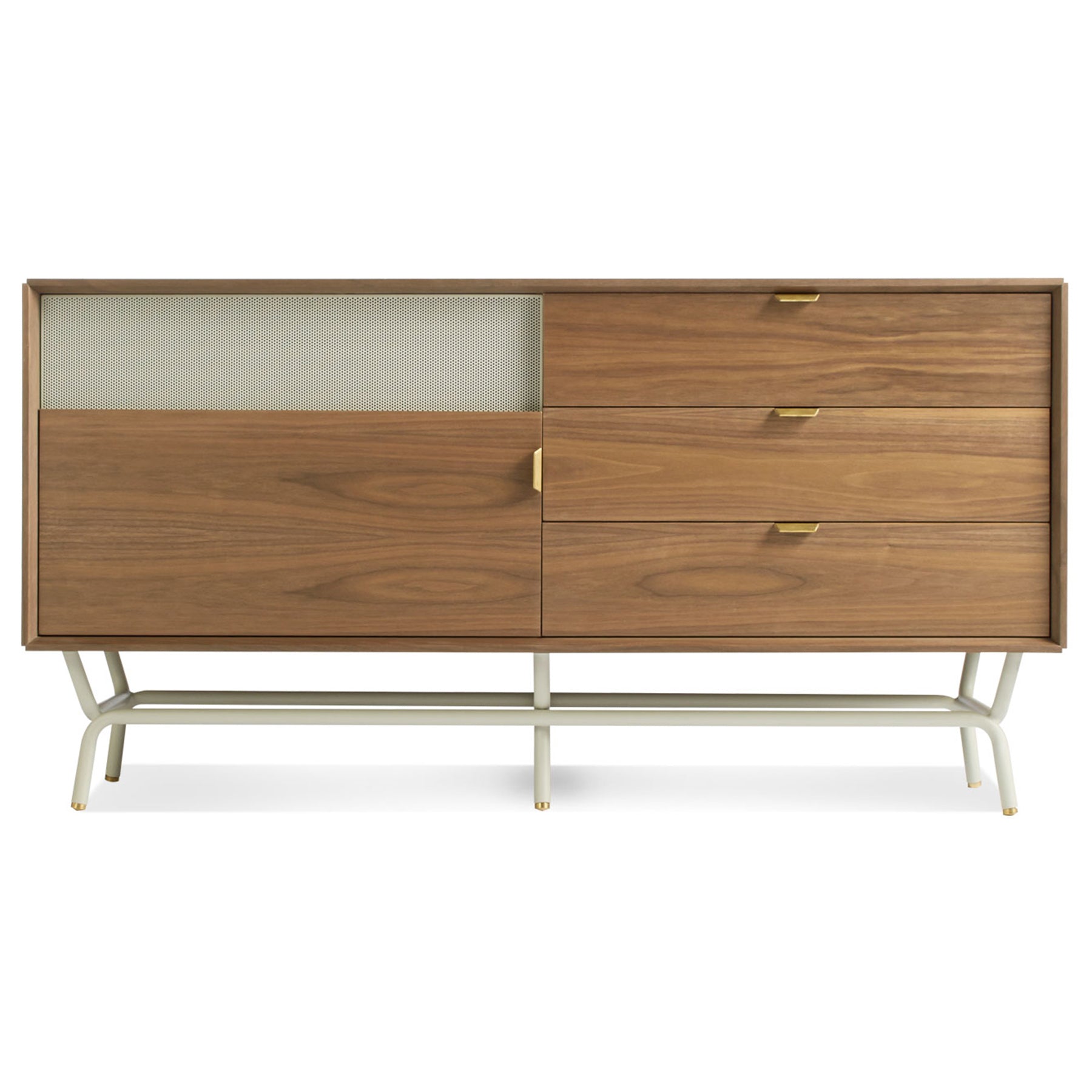 Blu Dot | Dang 1 Door / 3 Drawer Console | Marine Blue