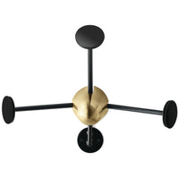 Matégot Coat Rack Brass Base