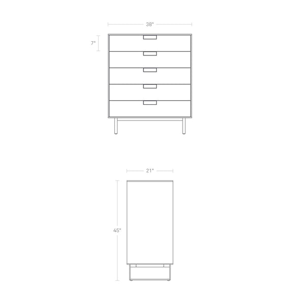 Series 11 5 Drawer Dresser