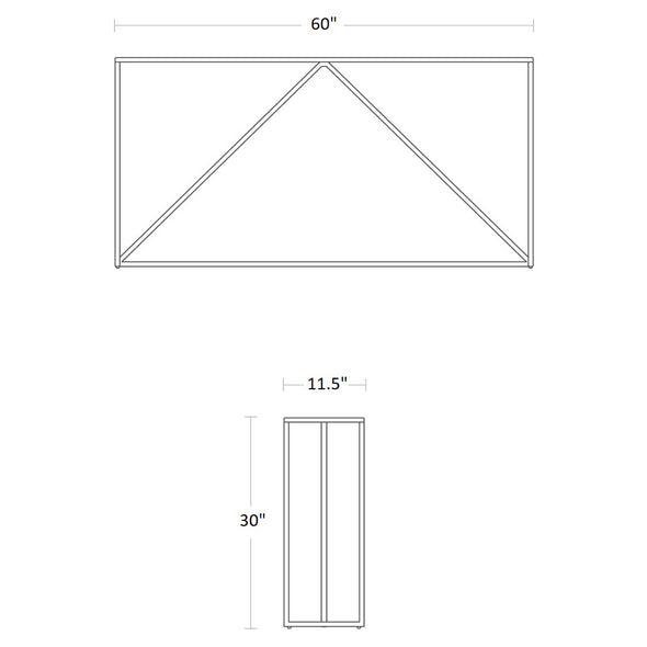 Strut Console Table