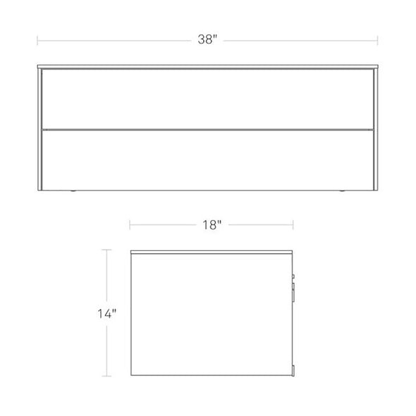 Wonder Wall 2.0 2 Drawer Cabinet