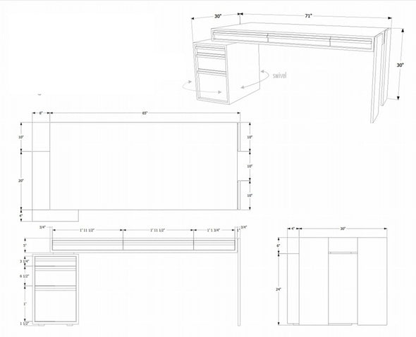 Writing Unit Desk
