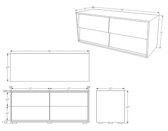 Oliver Short Dresser