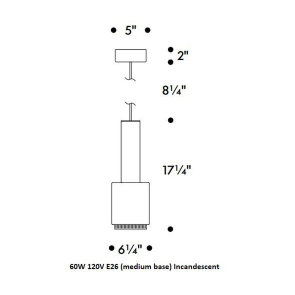 Hand Grenade A110 Pendant Light