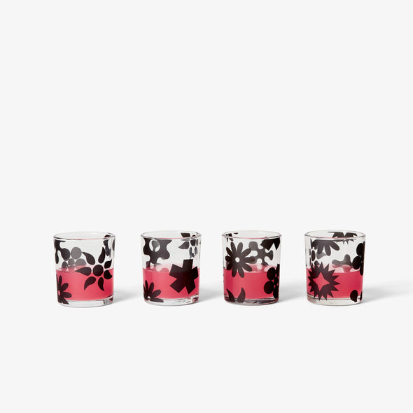 Dusen Dusen Pattern Glasses (Set of 4)