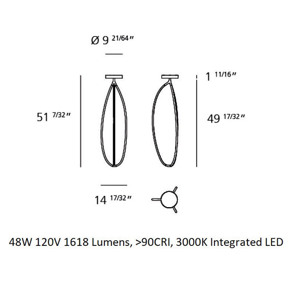 Arrival Semi Flush Mount