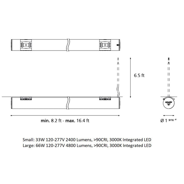 La Linea Outdoor Wall/Ceiling Light