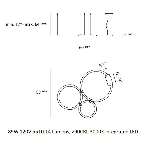 Ripple Cluster Suspension Light