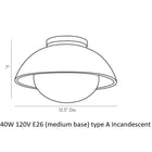 Glaze Flush Mount