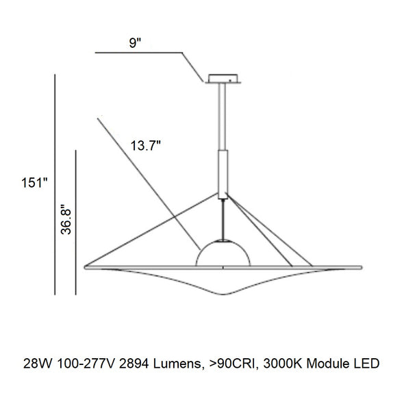 Manto Pendant Light