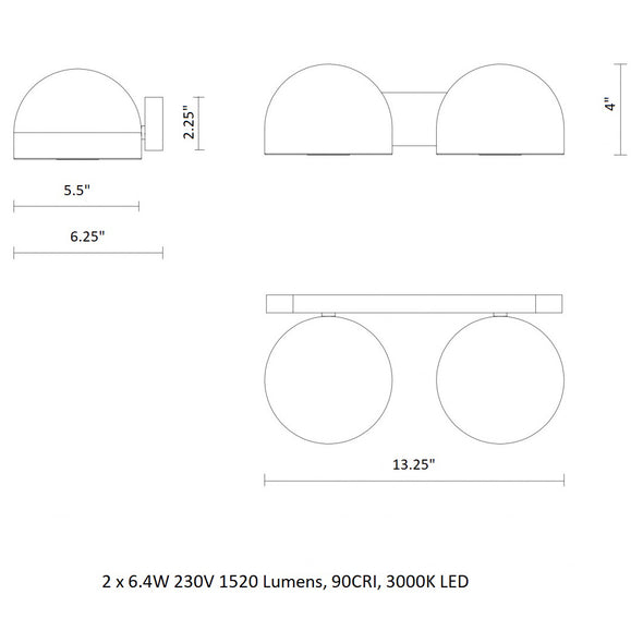 Bowee W2 Wall Sconce