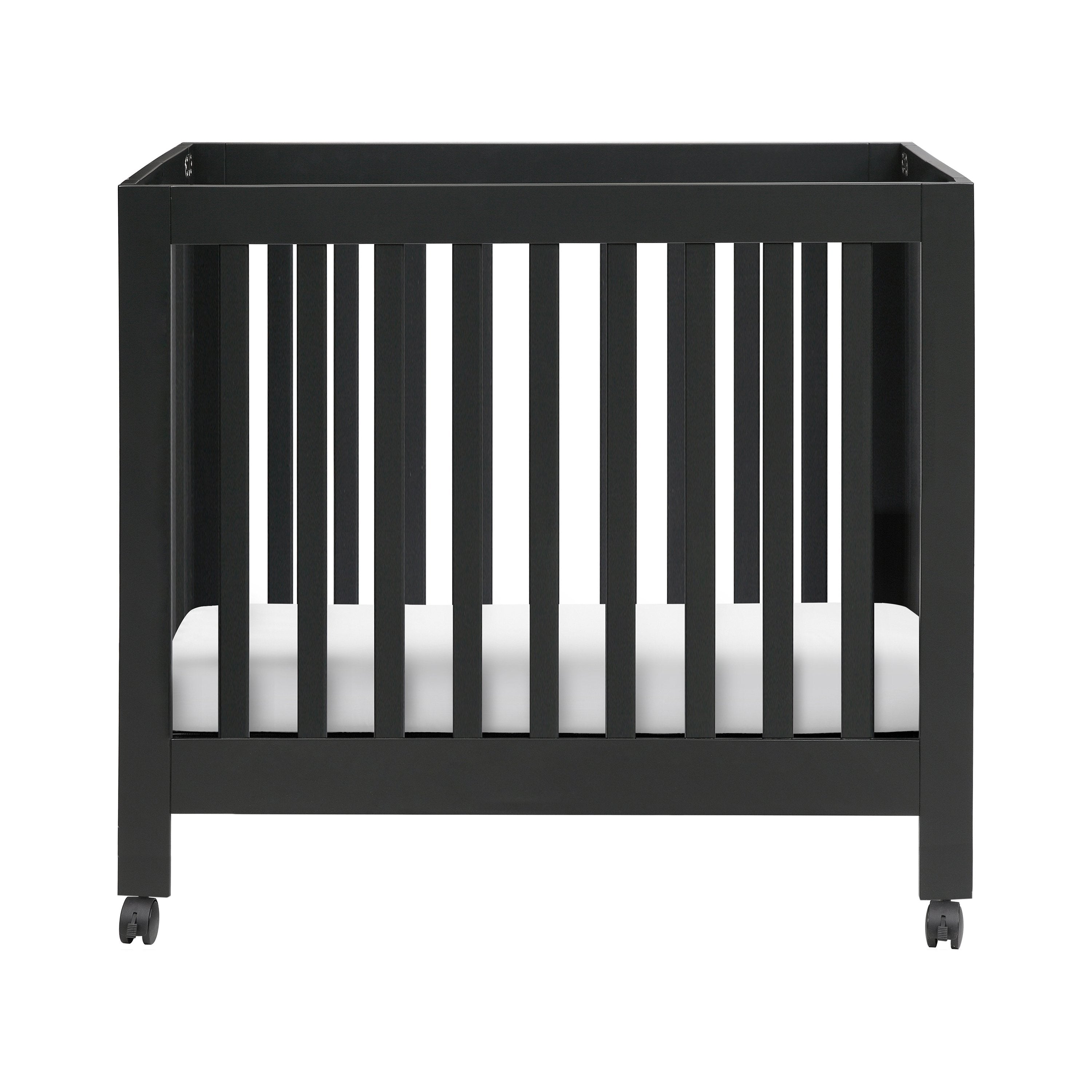 Babyletto origami mini hot sale crib black