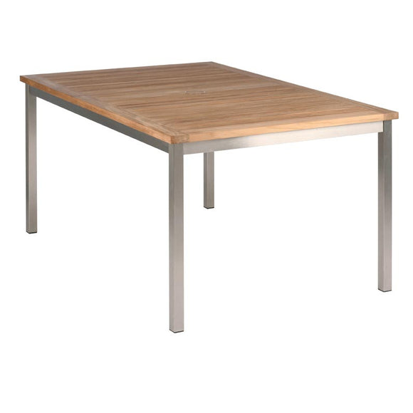 Equinox Dining Table with Teak Top