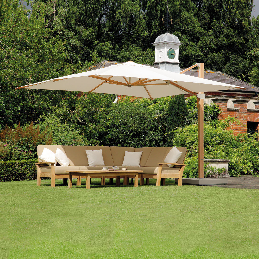 grand patio napoli cantilever umbrella Barlow Tyrie