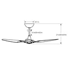 Haiku 60 Bamboo Universal Mount Ceiling Fan