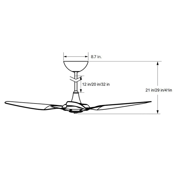 Haiku 60 Bamboo Universal Mount Ceiling Fan