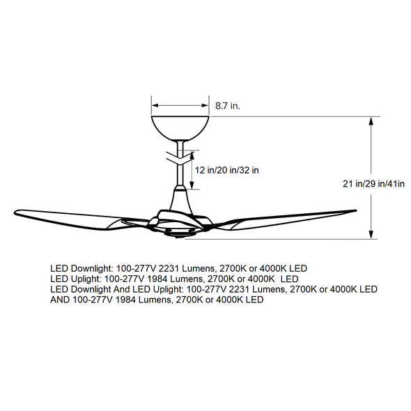 Haiku 84 Universal Mount Ceiling Fan