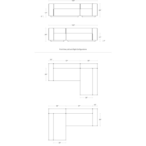 Cleon Small Sectional Sofa