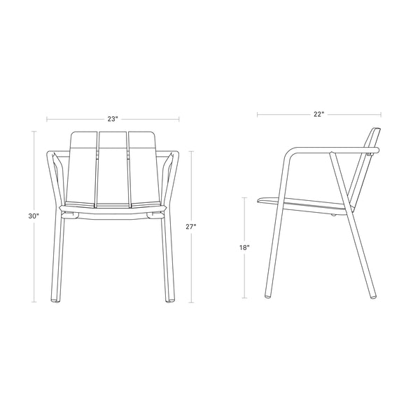 Offline Outdoor Dining Chair