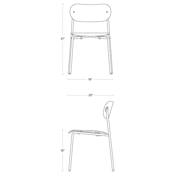 SideBySide Dining Chair