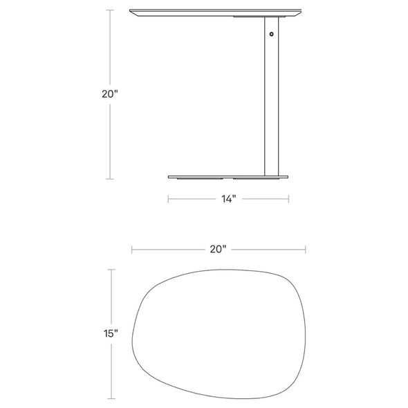 Swole Wood Side Table