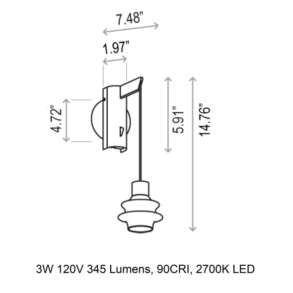 Drop A/01 Wall Sconce