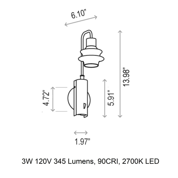 Drop A/02 Wall Sconce