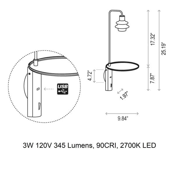 Drop A/03 Wall Sconce