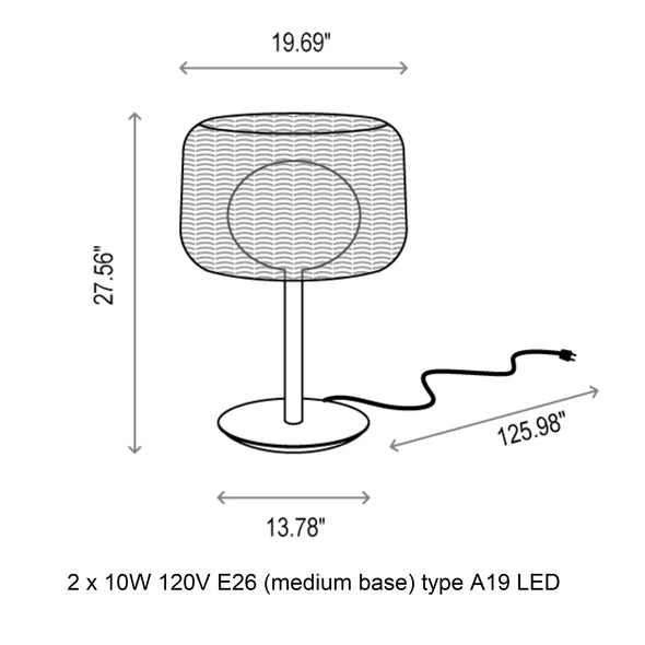 Fora Outdoor Table Lamp