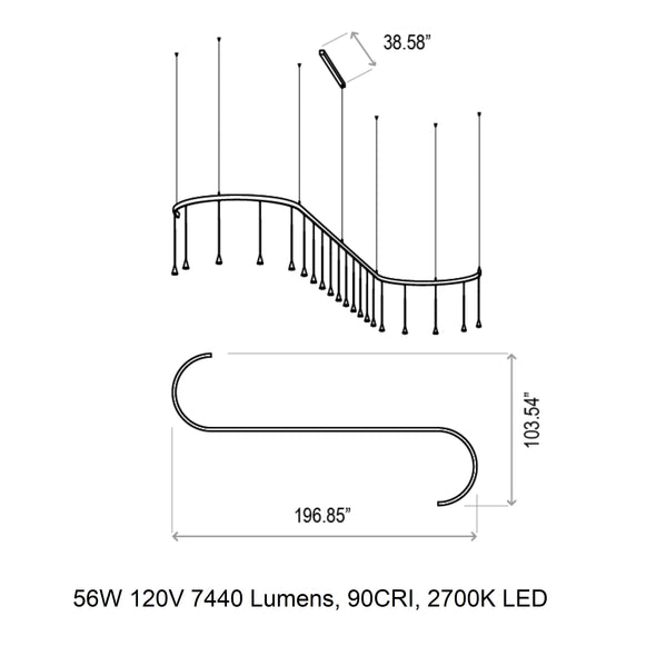 Skybell Modular Multi Light Pendant Light