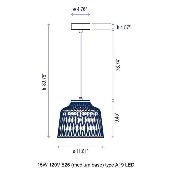 Soft Outdoor Pendant Light