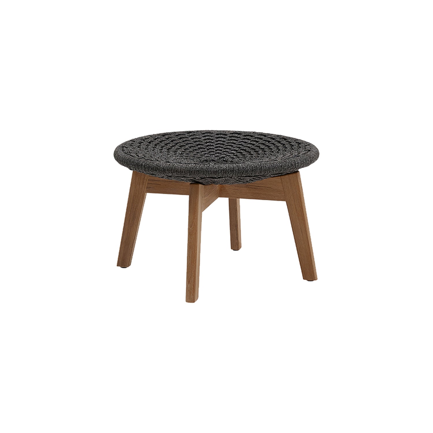 Caneline Peacock Outdoor Footstool/Side Table 2Modern