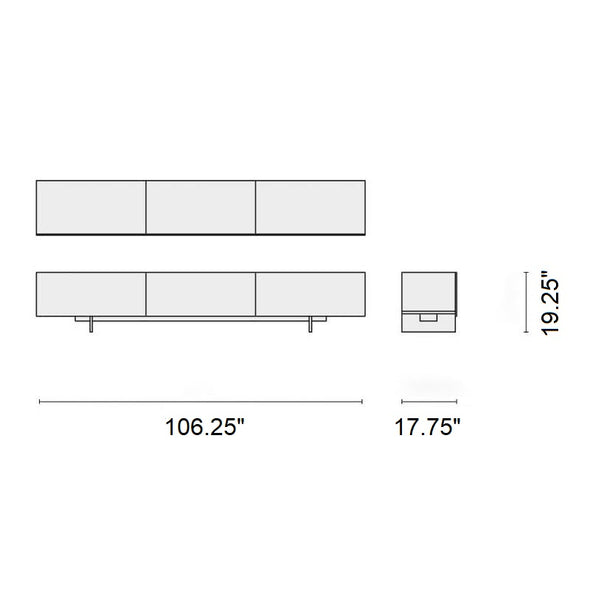 Uni Cabinet with 3 Drawers